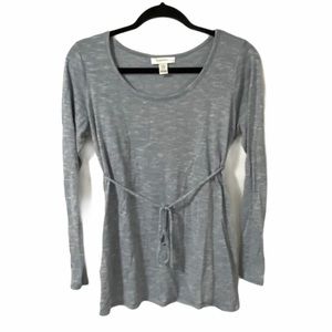 Motherhood Maternity Blue & Plaid Shirt Medium